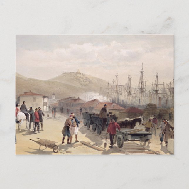 The Railway at Balaklava, plate from 'The Seat of Postcard (Front)