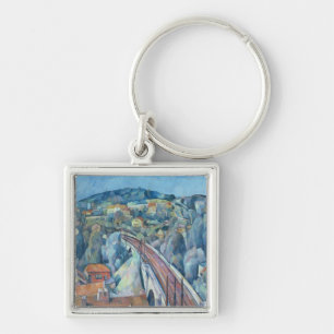 The Railway Bridge at Meulen Key Ring