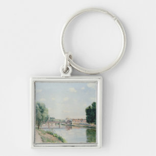 The Railway Bridge, Pontoise Key Ring