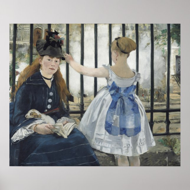 The Railway by Edouard Manet Poster (Front)