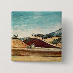 The Railway Cutting, c.1870 15 Cm Square Badge