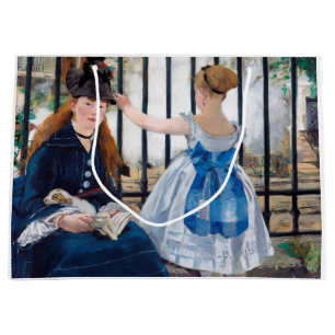 The Railway, Edouard Manet Large Gift Bag