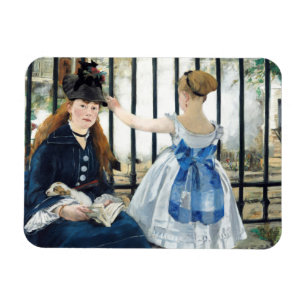 The Railway Edouard Manet  Magnet