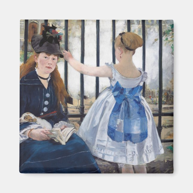 The Railway, Edouard Manet Magnet (Front)