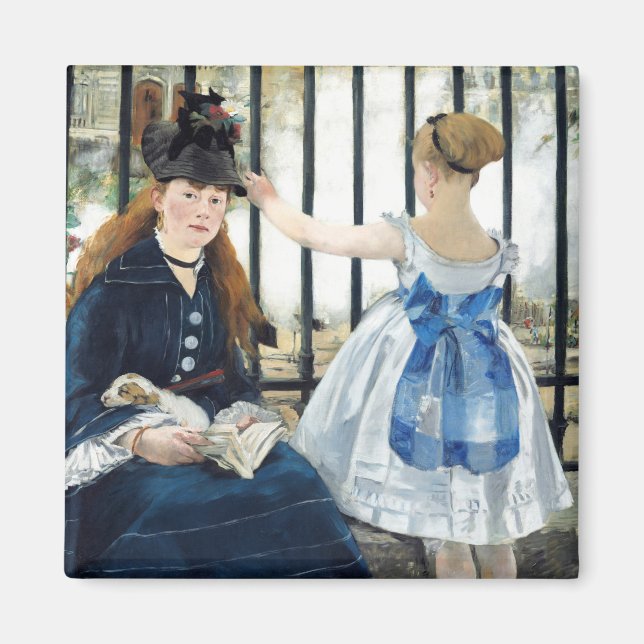  The Railway Edouard Manet  Magnet (Front)