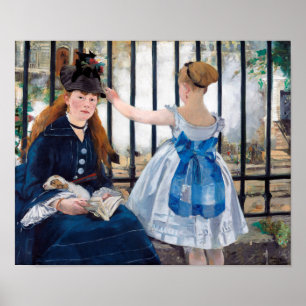 The Railway, Edouard Manet Poster