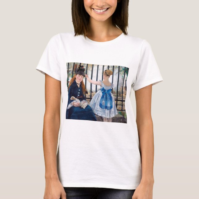 The Railway, Edouard Manet T-Shirt (Front)