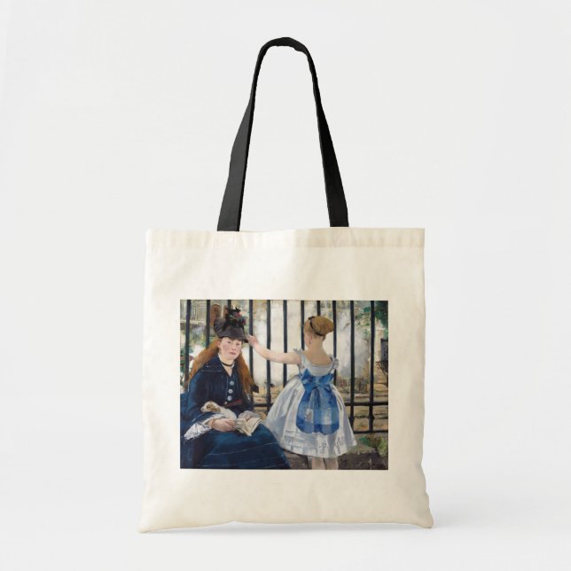 The Railway, Edouard Manet Tote Bag (Front)