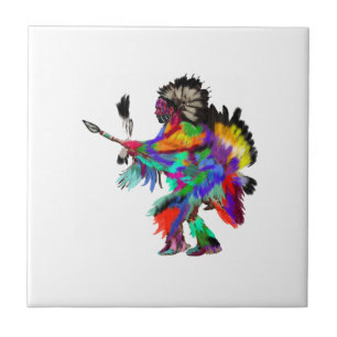 The Rain Dance Ceramic Tile