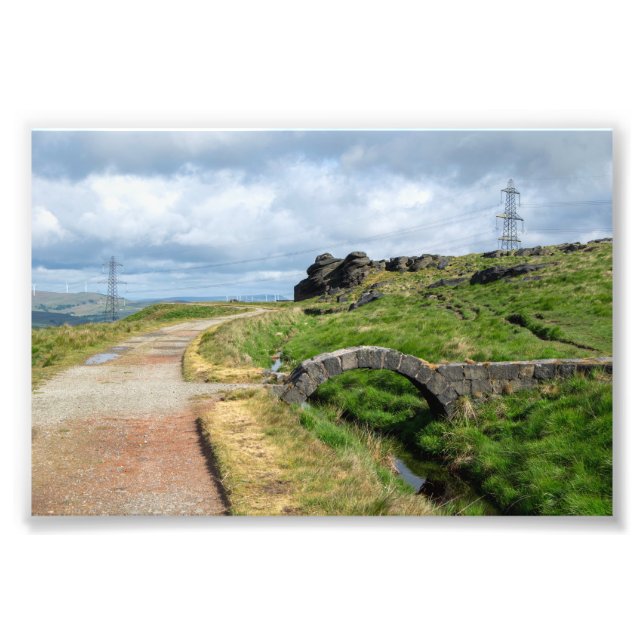 The Rain Stone, Blackstone Edge Photo Print (Front)