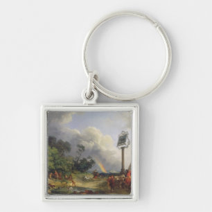 The Rainbow, 1784 (oil on canvas) Key Ring