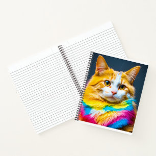 the rainbow cat notebook