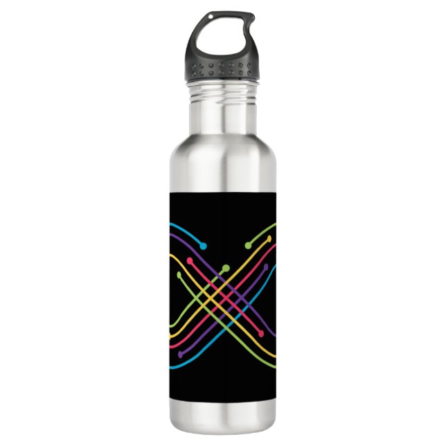 The rainbow infinity can symbolize anything it mea 710 ml water bottle (Front)