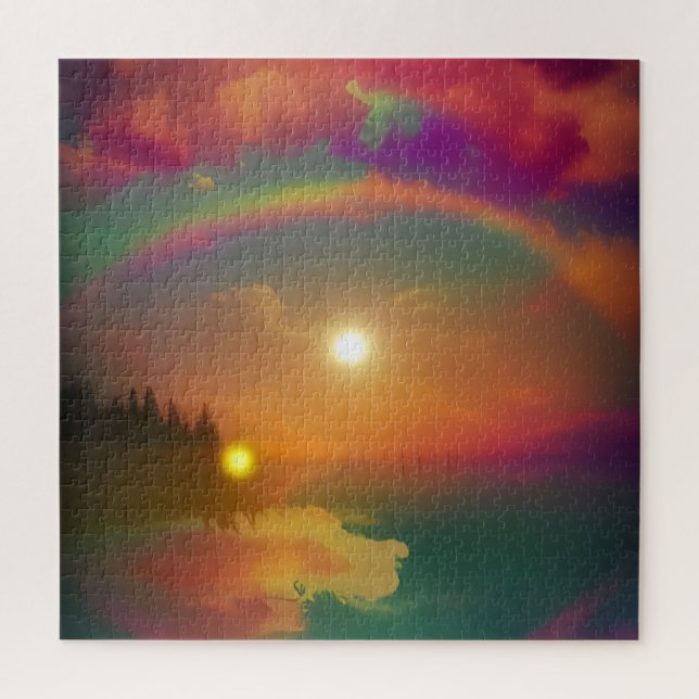 The rainbow jigsaw puzzle (Vertical)