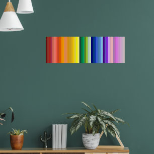 The Rainbow & More, a universe of colours 47 shade Poster