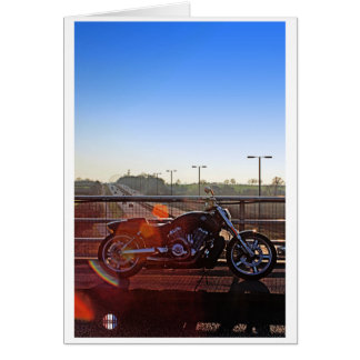 The rainbow motorcycle card
