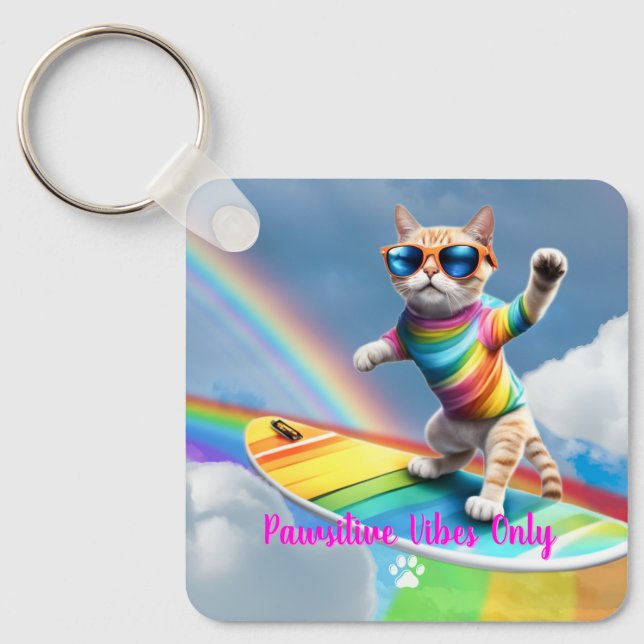 The Rainbow Rider Key Ring (Front)