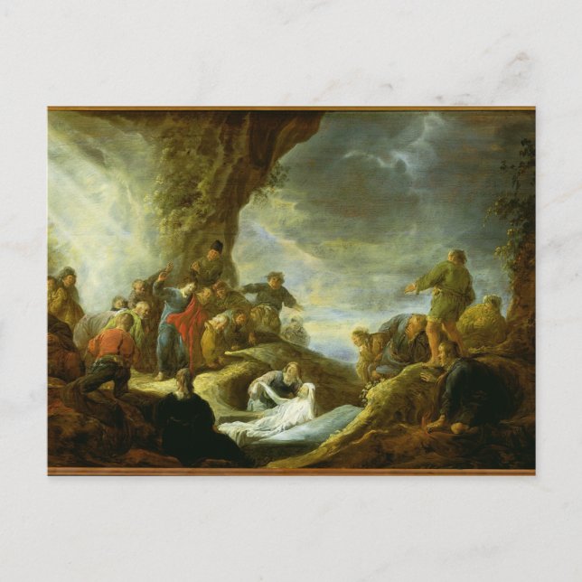 The Raising of Lazarus 3 Postcard (Front)