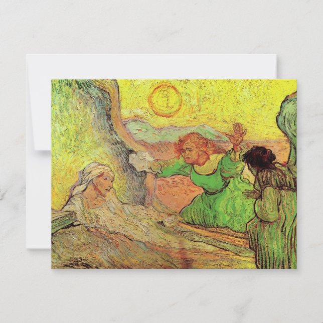 The Raising of Lazarus by Vincent van Gogh (Front)