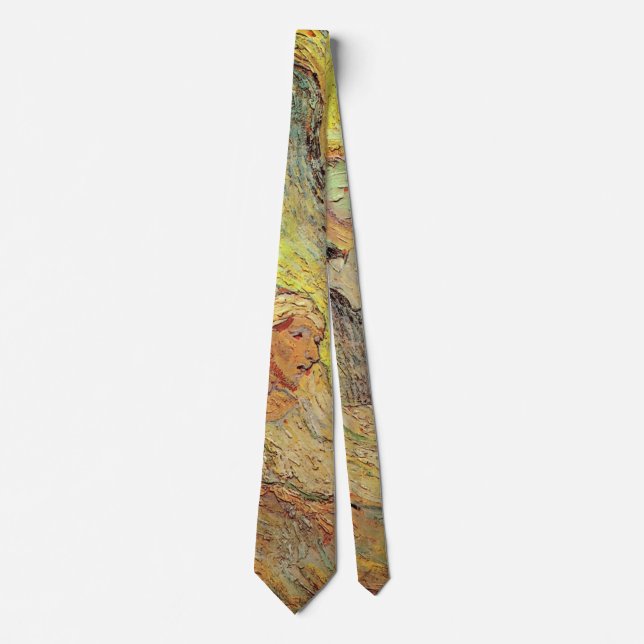 The Raising of Lazarus by Vincent van Gogh Tie (Front)