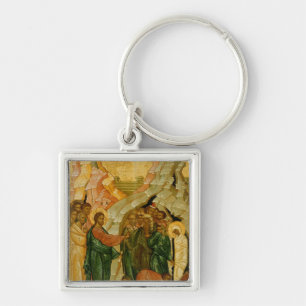 The Raising of Lazarus, Russian icon Key Ring