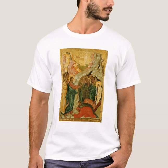 The Raising of Lazarus, Russian icon T-Shirt (Front)