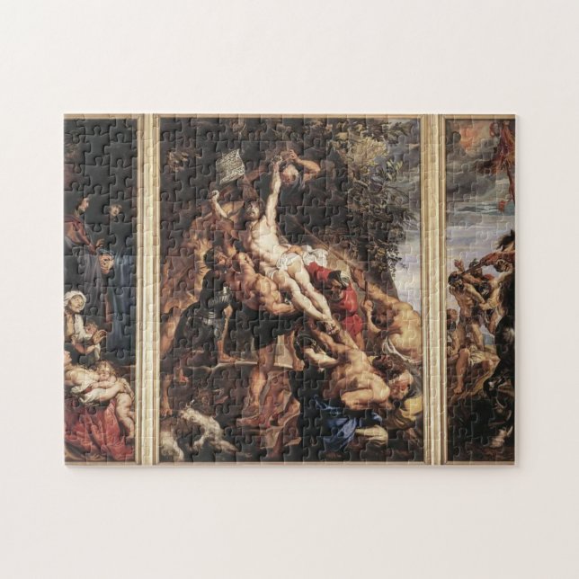 The Raising of the Cross by Peter Paul Rubens Jigsaw Puzzle (Horizontal)