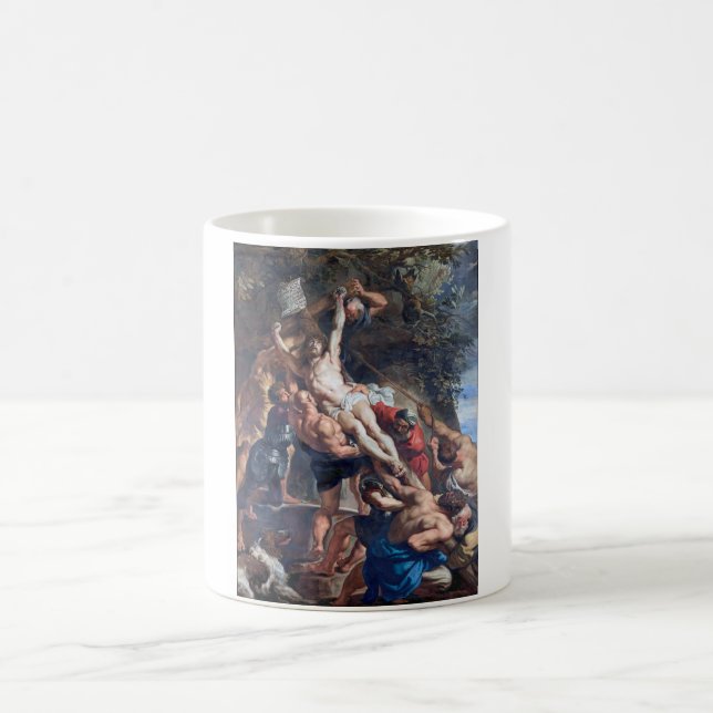 The Raising of the Cross, Rubens Coffee Mug (Center)