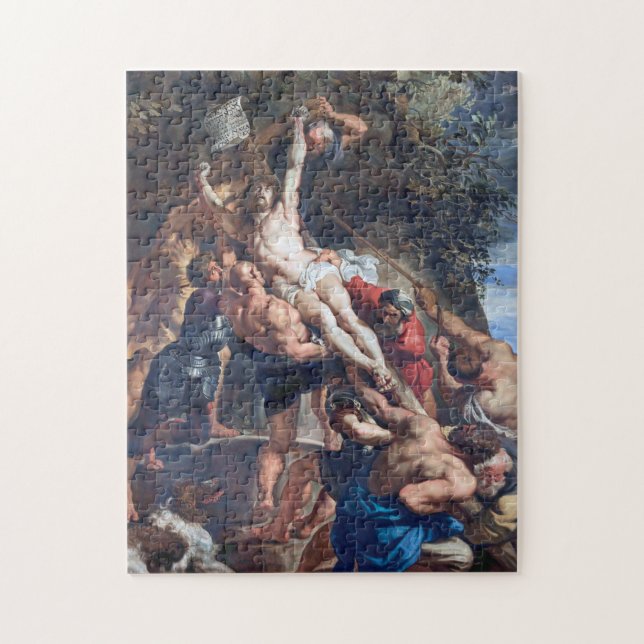 The Raising of the Cross, Rubens Jigsaw Puzzle (Vertical)