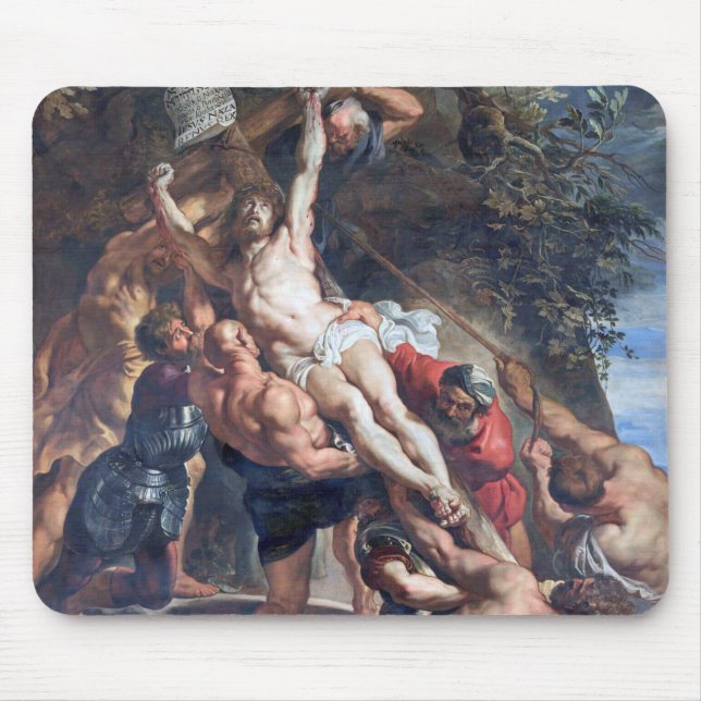 The Raising of the Cross, Rubens Mouse Pad (Front)