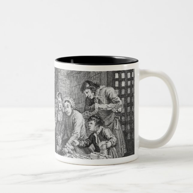 The Rake in Prison Two-Tone Coffee Mug (Right)