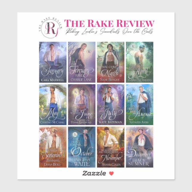 The Rake Review 8" x 8" Sticker Sheet (Sheet)