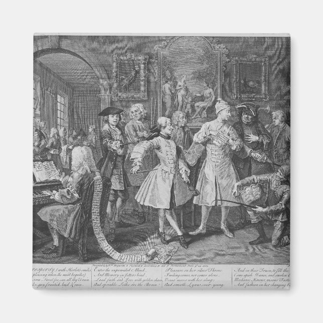 The Rake's Levee Magnet (Front)