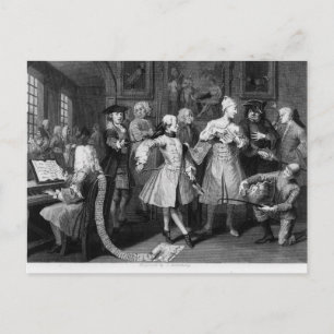 The Rake's Levee, plate II Postcard