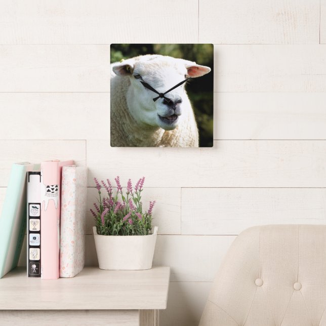 THE RAM SQUARE WALL CLOCK (Reading Room)