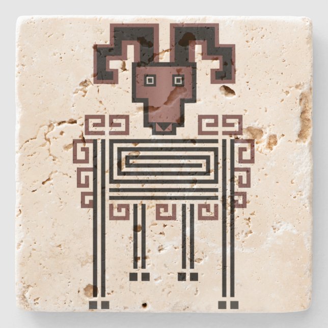 The Ram Stone Coaster (Front)