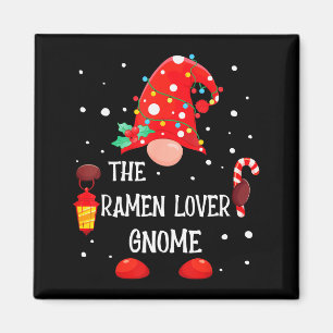 The Ramen Lover Gnome Matching Family Christmas Gn Magnet