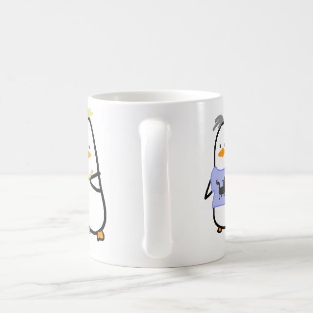 The Random Penguins MUG - 3 birds (Handle)