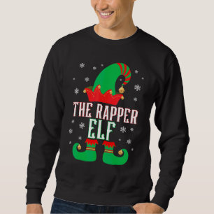 The Rapper Elf Matching Family Group Christmas Par Sweatshirt