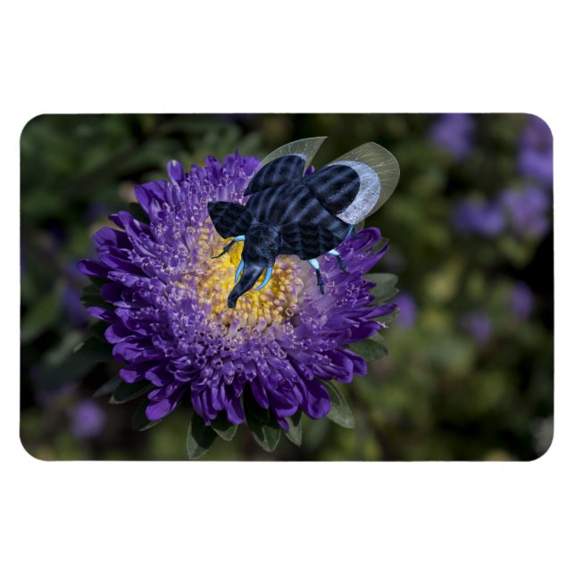 The Rare Blue Bugphant Magnet (Horizontal)