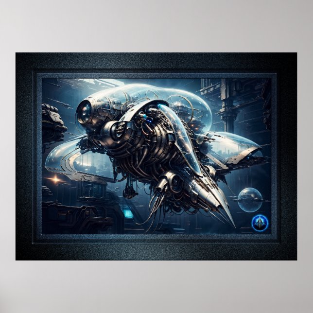 The Raspian Dynamorph Drone AI Art by Xzendor7 Poster (Front)