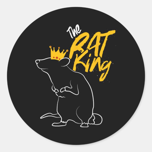 The Rat King T  Classic Round Sticker (Front)
