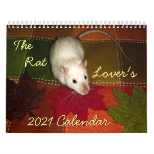 The Rat Lover's Calendar: 2019 Calendar