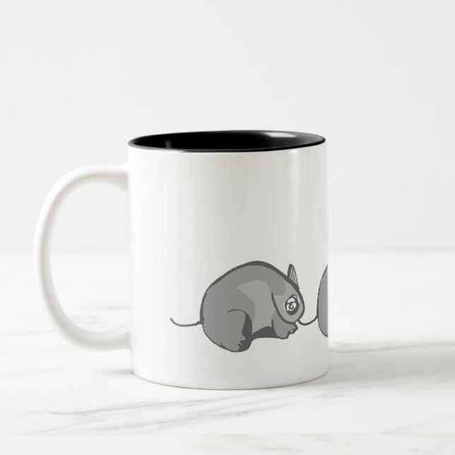 The Rat Race Two-Tone Coffee Mug (Left)