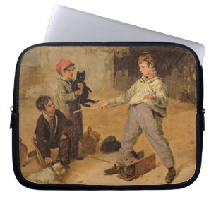 The Rat Trap (oil on panel) Laptop Sleeve