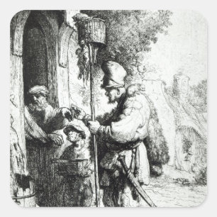 The Ratcatcher, 1632 Square Sticker