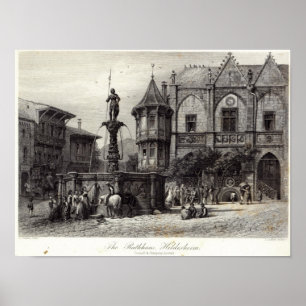 The Rathhaus, Hildesheim Poster