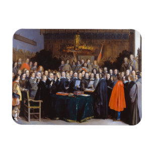 The Ratification of the Treaty of Münster 1648 Magnet