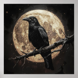 the raven and the moon poster