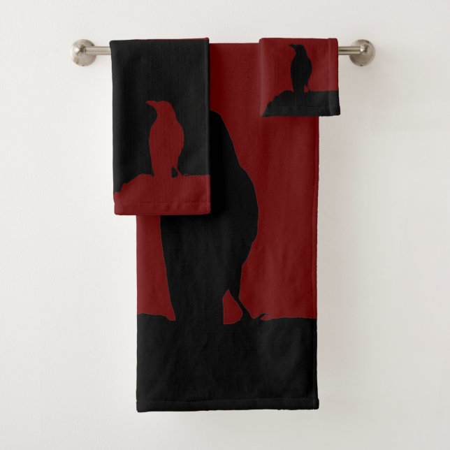 The Raven Bath Towel Set (Insitu)